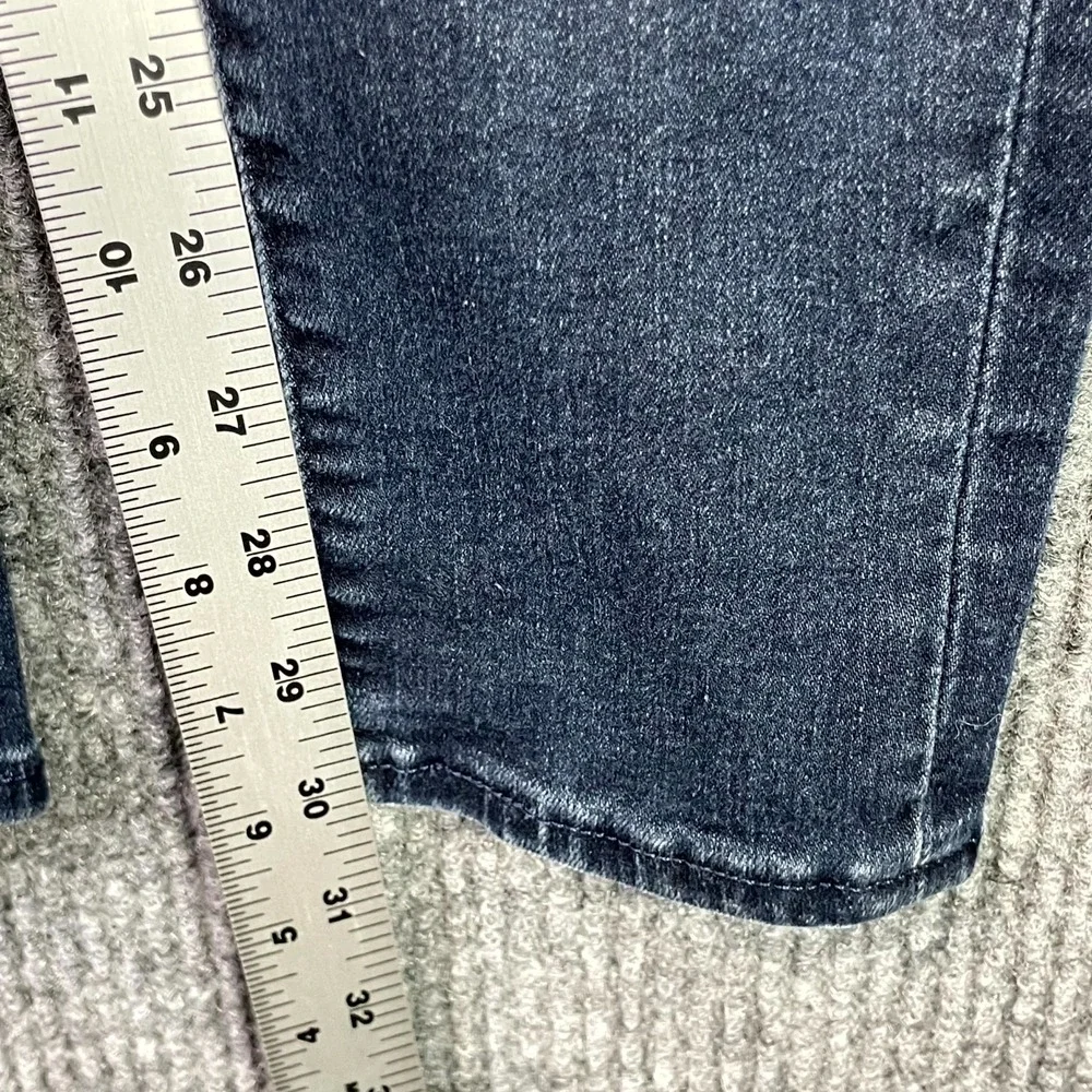 Levi's 711 Skinny Jeans Womens 29 Blue Denim Whiskering Classic Fit Streetwear